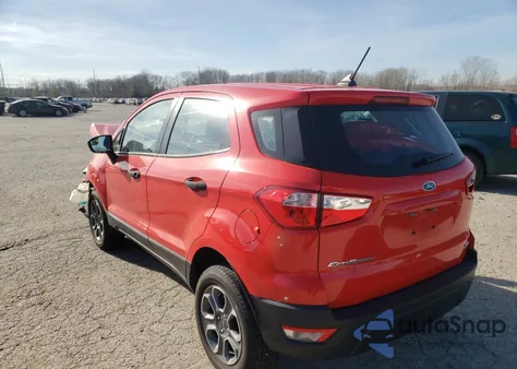 2020 Ford Ecosport S from USA, damaged, VIN MAJ6S3FL5LC319202
